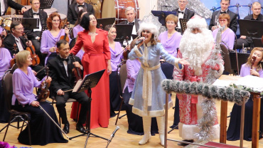 Фото с новогоднего концерта, который прошел 28 декабря 2016 года