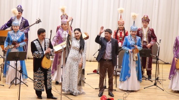 Концерт фольклорного ансамбля «Арқа сазы» совместно с Ардак Балажановой. 4 февраля 2018