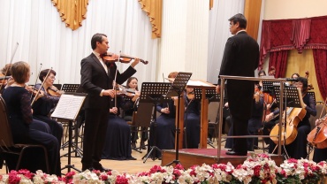  14 апреля 2018 г. в концертном зале "Шалкыма" состоялся концерт симфонического оркестра 