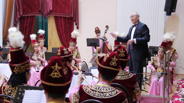 26 января 2017 г. прошел концерт Академического оркестра Казахских народных инструментов им. Таттимбета